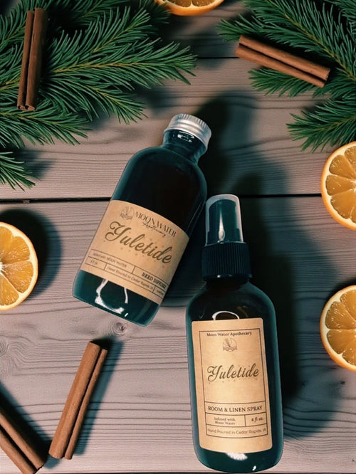 *YULETIDE* - REED DIFFUSER & ROOM SPRAY -- by Moon Water Apothecary - WildWood Apothecary and More