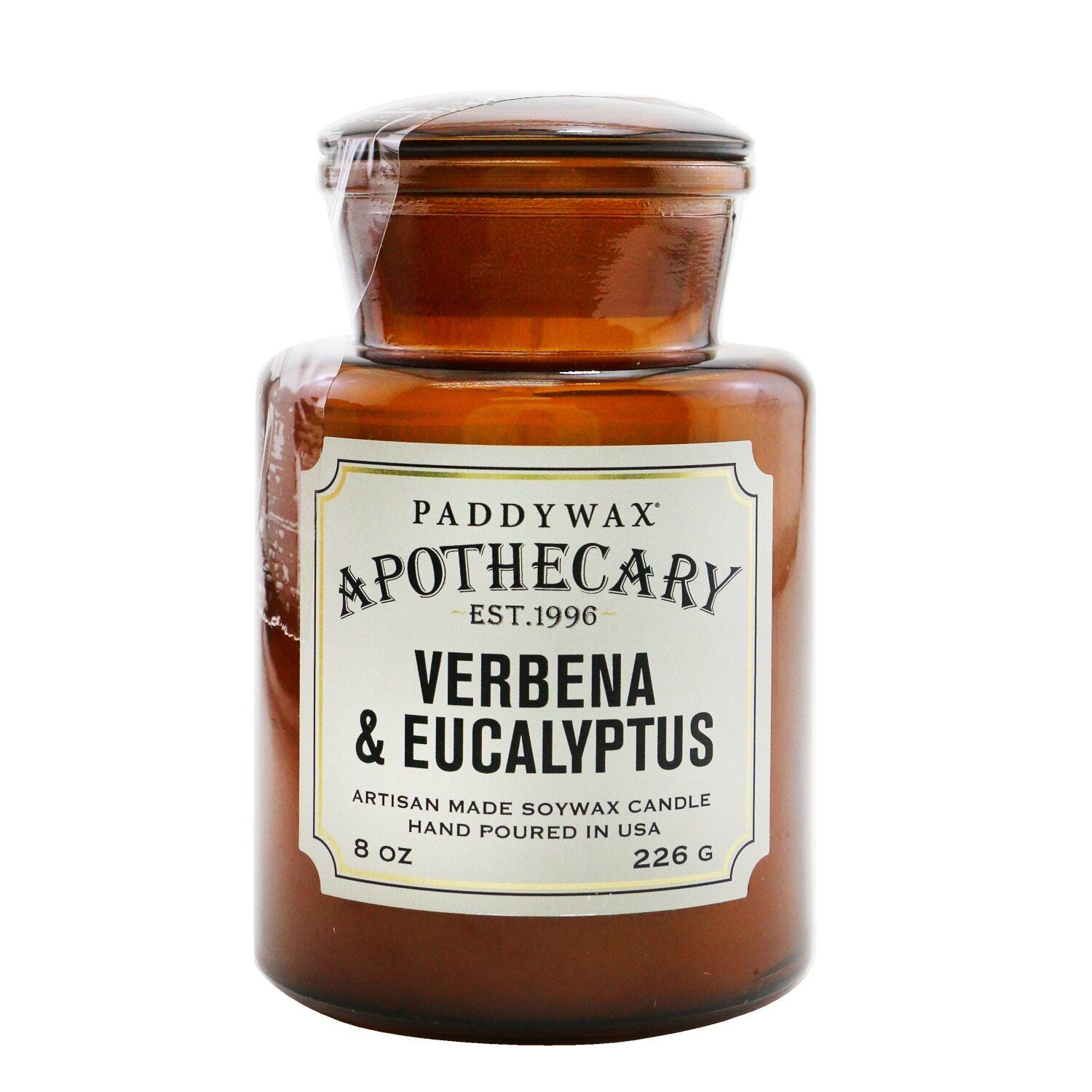PADDYWAX - Apothecary Candle - Verbena & Eucalyptus  226g/8oz - WildWood Apothecary and More