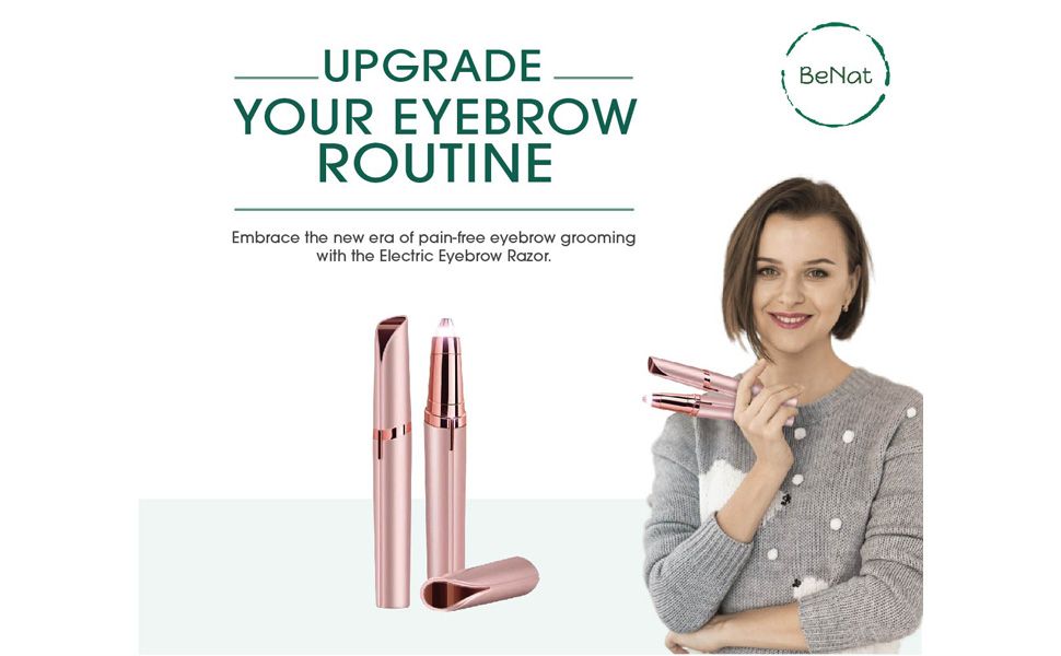 Rechargeable Facial + Eyebrow Hair Removers Set -2 Pack - WildWood Apothecary and More