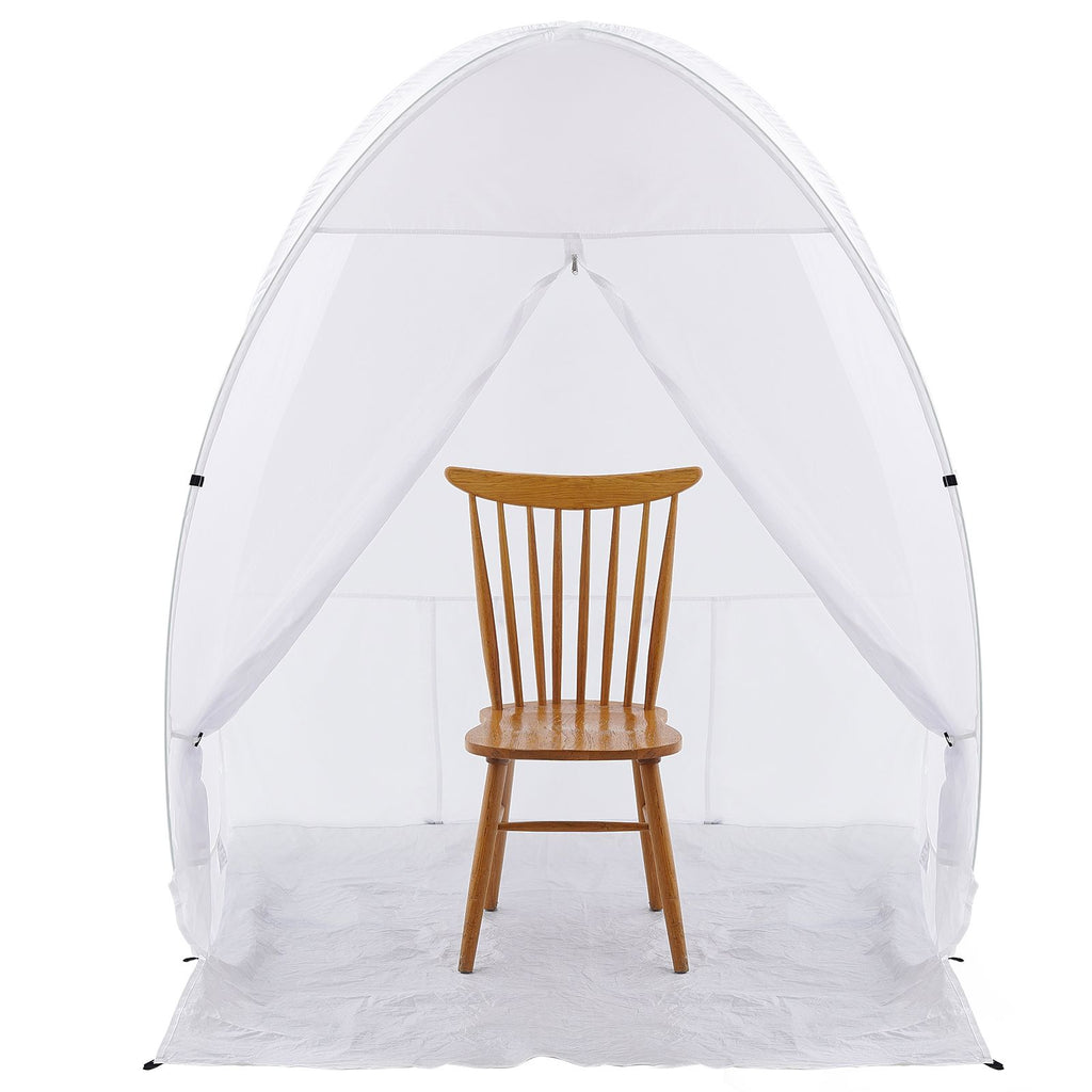 Spray Paint Shelter, 60 x 60 x 70 in Pop-Up Portable Spray Paint Tent with Built-In Floor, Exhaust Window and Storage Bag, Foldable Paint Booth for Furniture, DIY Hobby Tool Painting Station - WildWood Apothecary and More