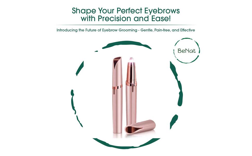 Rechargeable Facial + Eyebrow Hair Removers Set -2 Pack - WildWood Apothecary and More