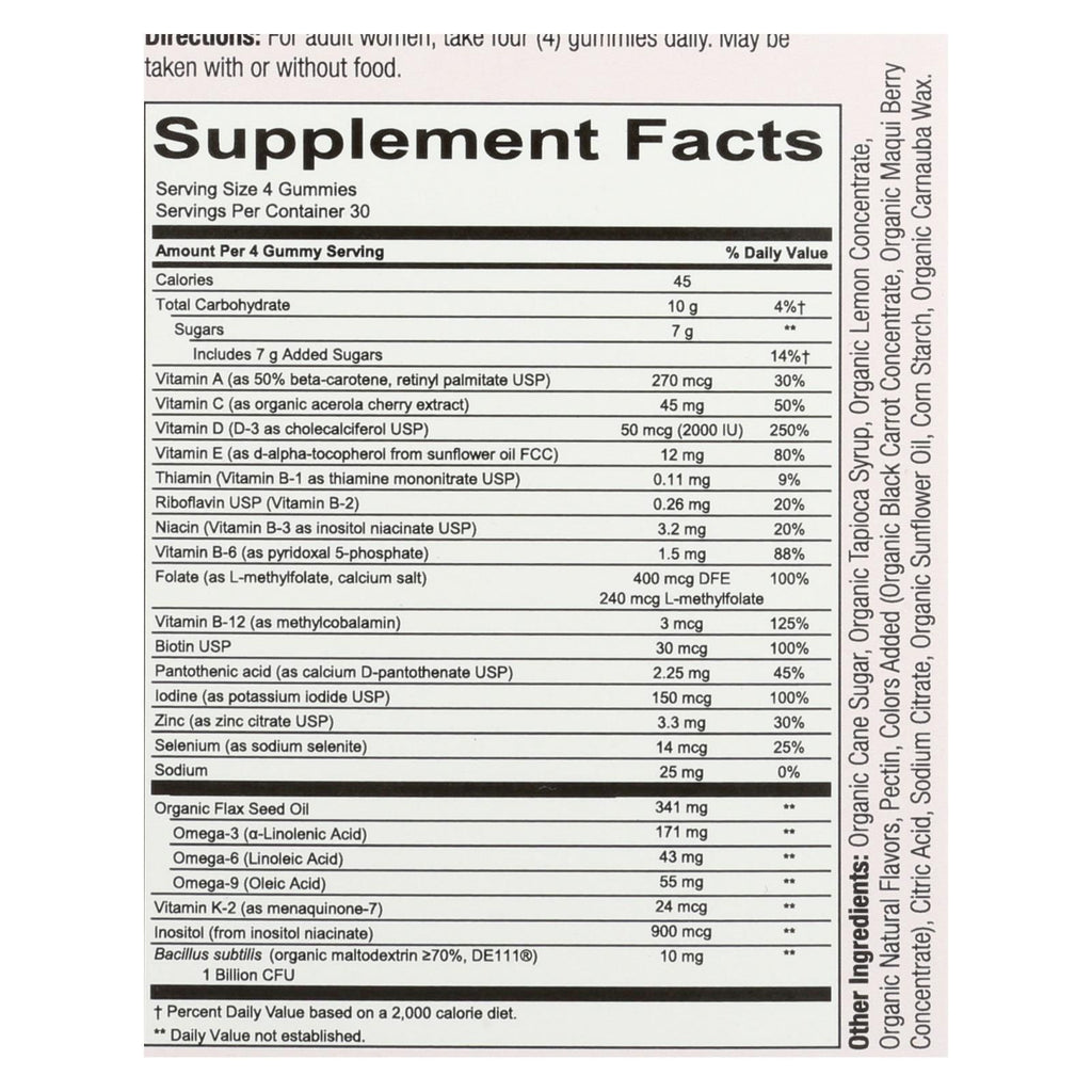 Smartypants - Gummy Vitamin Women Cmplt - 1 Each - 120 Ct - WildWood Apothecary and More