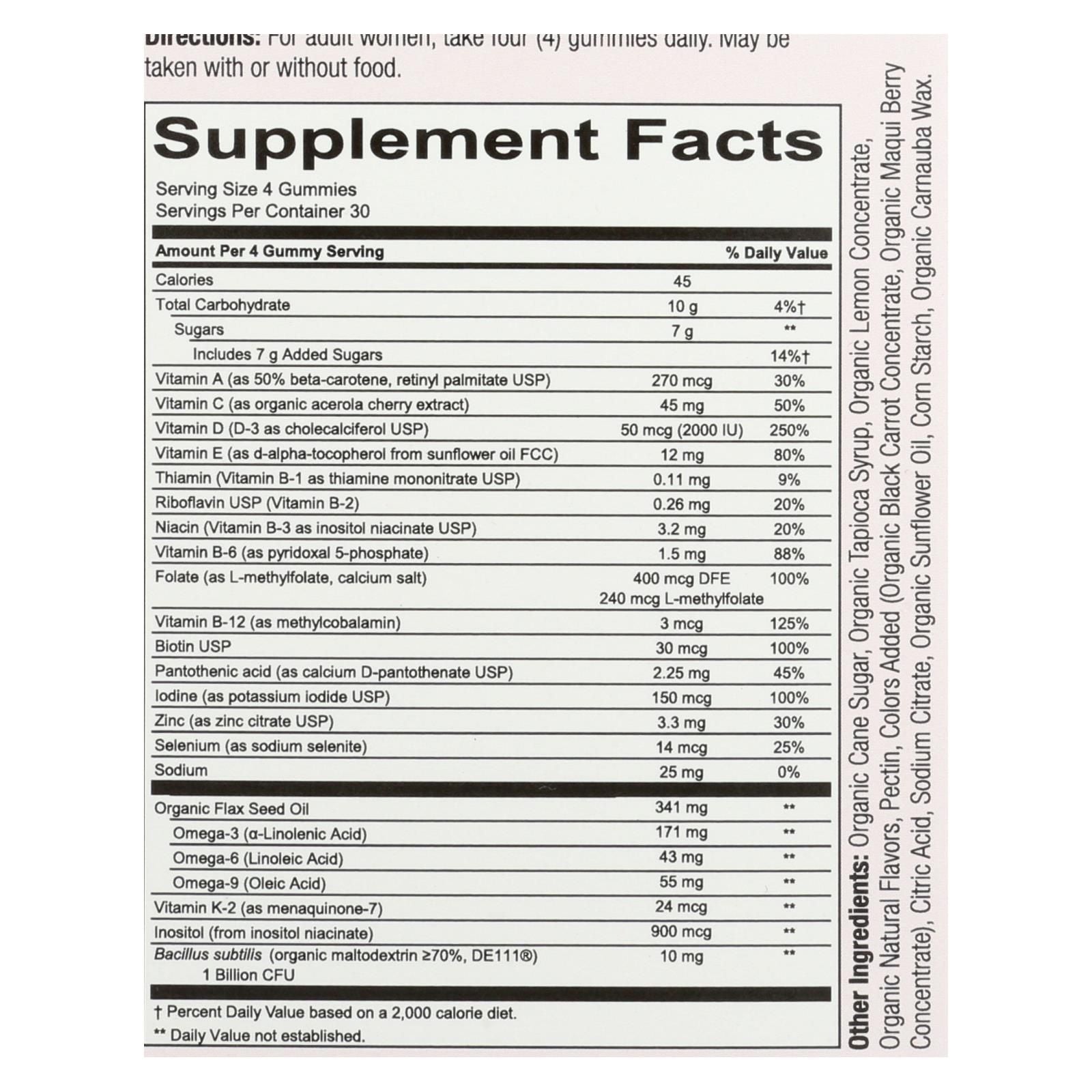 Smartypants - Gummy Vitamin Women Cmplt - 1 Each - 120 Ct - WildWood Apothecary and More
