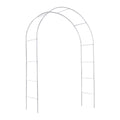 Metal Garden Arch Trellis,Adjustable Arbor Trellis,White - WildWood Apothecary and More