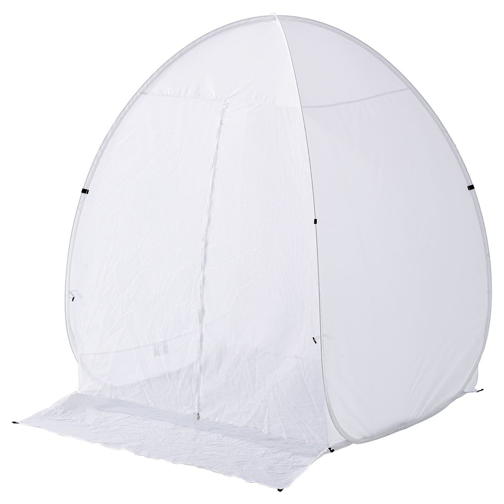 Spray Paint Shelter, 60 x 60 x 70 in Pop-Up Portable Spray Paint Tent with Built-In Floor, Exhaust Window and Storage Bag, Foldable Paint Booth for Furniture, DIY Hobby Tool Painting Station - WildWood Apothecary and More