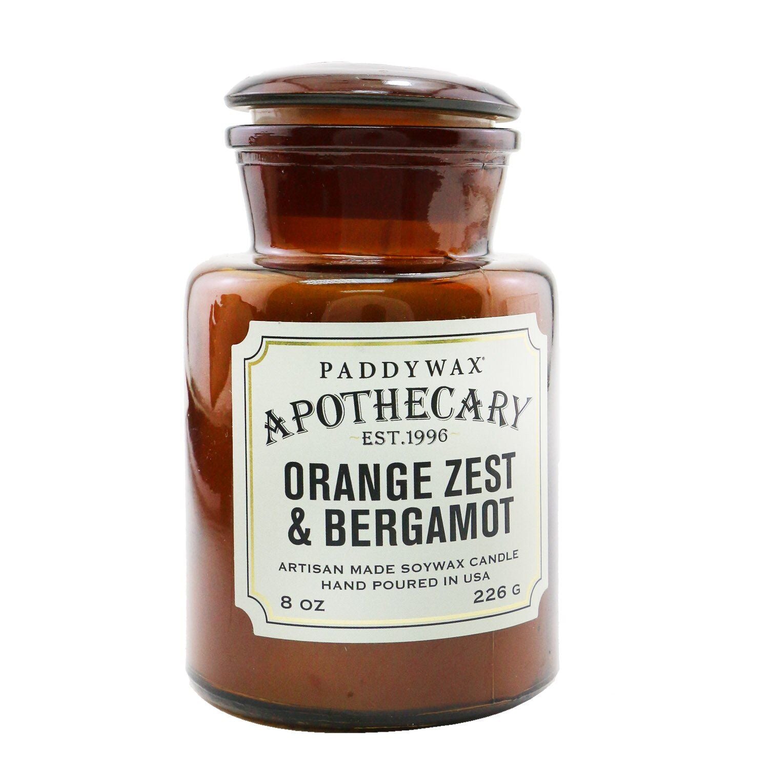 PADDYWAX - Apothecary Candle - Orange Zest & Bergamot  226g/8oz - WildWood Apothecary and More