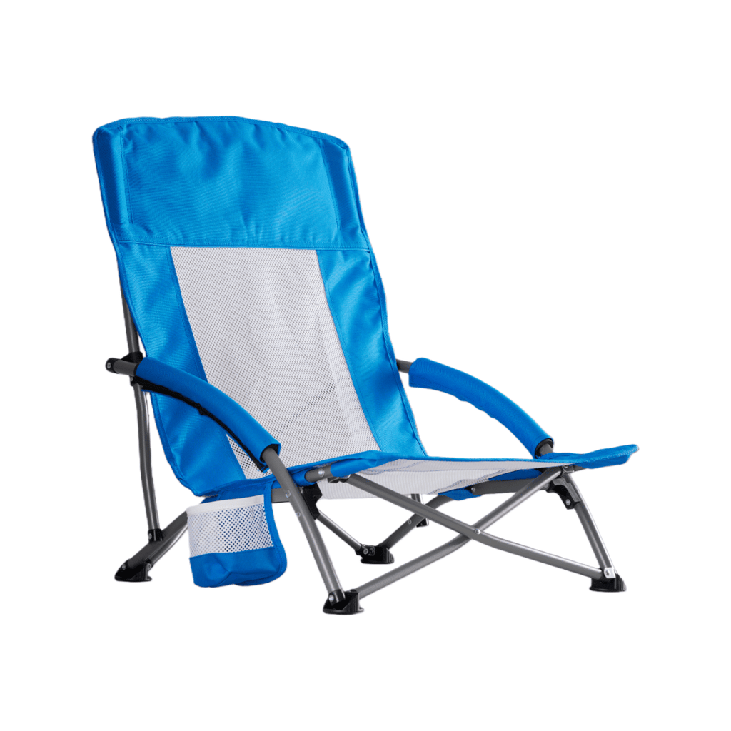 Portable Folding Patio Chaise Lounge With Storage Pocket And Carry Bag | 250 Lbs Weight Capacity, Mesh Breathable Backrest, Alloy Steel Frame, Oxford Cloth Cover, Polyester Fill - WildWood Apothecary and More