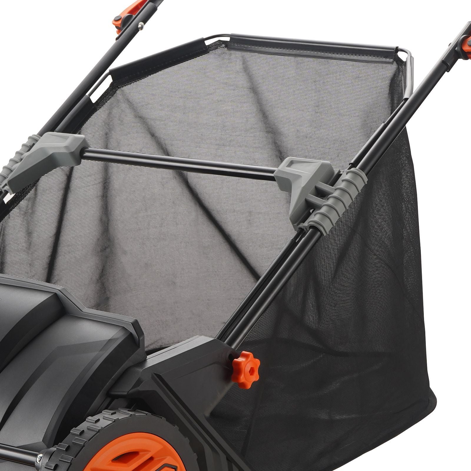 Push Lawn Sweeper, 21inch Leaf & Grass Collector, Strong Plastic Wheels & Heavy Duty Thickened Steel Durable to Use with Large Capacity 3.5 cu. ft. Mesh Collection Hopper Bag, 2 Spinning Brushes - WildWood Apothecary and More