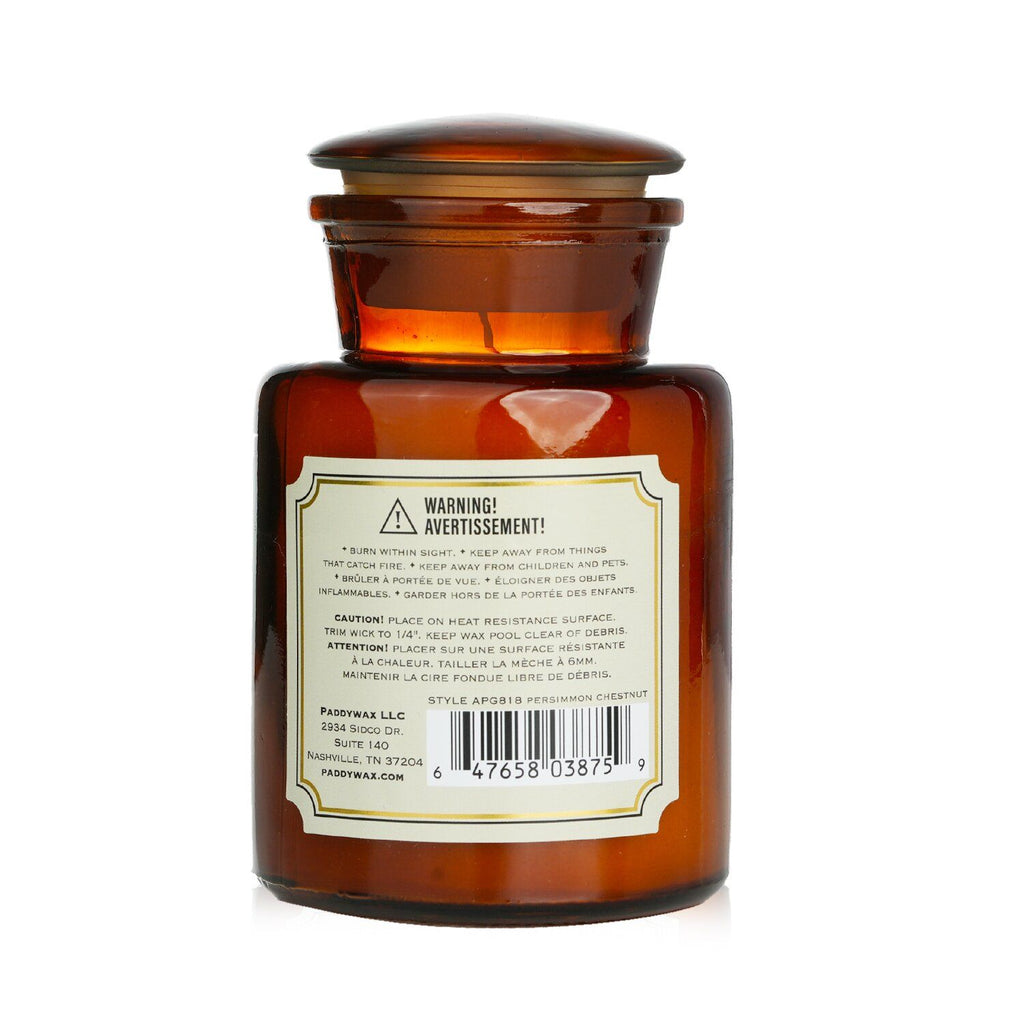 PADDYWAX - Apothecary Candle - Persimmon Chestnut 038759 226g/8oz - WildWood Apothecary and More